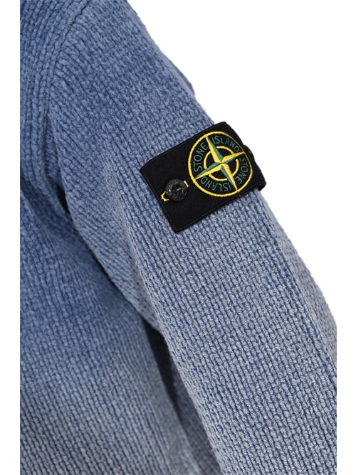Maglione 5100003 in ciniglia di cotone con stampa degradé STONE ISLAND | 5100003S00Z7V0024